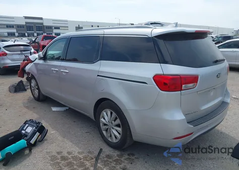 2017 Kia Sedona Ex из США, поврежденный, VIN KNDMC5C11H6292535